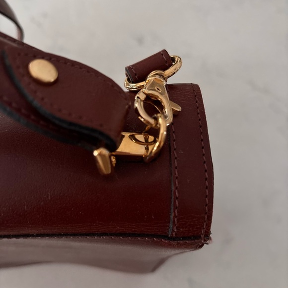 Vintage Ruby London Brown Leather Women's Bag - Picture 7 of 13